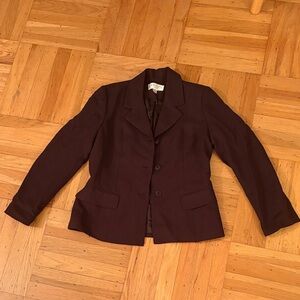 Vintage Women's Classic Brown Blazer